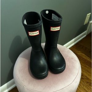 Black Hunter Toddler rain boots
